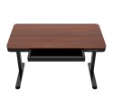 Activejet Biurko z elektryczną regulacją wysokości ET119W-C czarny/orzech. Wymiar blatu 140 x 70 cm. Activejet