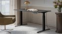 Biurko z elektryczną regulacją wysokości MOON LONG 150x80x72-120 czarny/antracyt Cama MEBLE