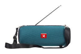 GEMBIRD PRZENOŚNY GŁOŚNIK BLUETOOTH SPK-BT-17-G FM-RADIO, WBUDOWANY MIKROFON, KOLOR ZIELONY, USB, AUX, MICROSD GEMBIRD