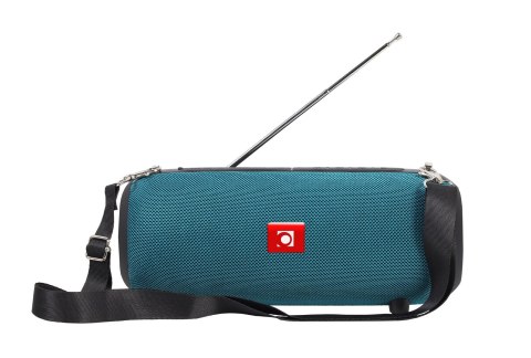 GEMBIRD PRZENOŚNY GŁOŚNIK BLUETOOTH SPK-BT-17-G FM-RADIO, WBUDOWANY MIKROFON, KOLOR ZIELONY, USB, AUX, MICROSD GEMBIRD