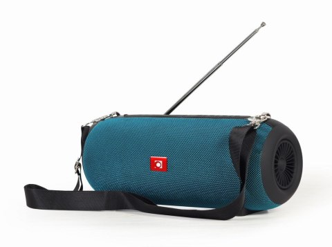 GEMBIRD PRZENOŚNY GŁOŚNIK BLUETOOTH SPK-BT-17-G FM-RADIO, WBUDOWANY MIKROFON, KOLOR ZIELONY, USB, AUX, MICROSD GEMBIRD