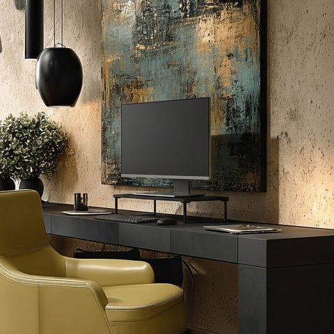 MACLEAN PODSTAWKA POD MONITOR/ LAPTOP, MAX. 20KG, (500X260X122MM), MC-933 MC-933 Maclean