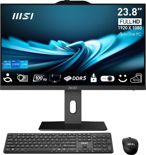 MSI AIO PRO AP242P 14M-682EU i5-14400 23.8" IPS LED FHD Non-Touch Anti-Glare 16GB SSD512GB M.2 AX211 WiFi 6E Windows 11 Pro Blac MSI