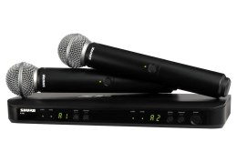 Shure BLX288E/SM58-H8E - System bezprzewodowy z odbiornikiem i mikrofonami SHURE