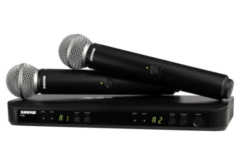 Shure BLX288E/SM58-H8E - System bezprzewodowy z odbiornikiem i mikrofonami SHURE