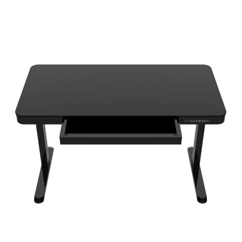 Tuckano Biurko z elektryczną regulacją wysokości ET119W-C Czarny. Blat biurka o wymiarach 120 x 60cm. Tuckano