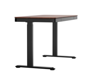 Tuckano Biurko z elektryczną regulacją wysokości ET119W-C czarny/orzech. Blat biurka o wymiarach 120 x 60cm. Tuckano