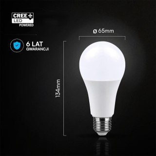Żarówka LED V-TAC CREE CHIP 17W A65 E27 VT-2017 6500K 1710lm 6 lat gwarancji