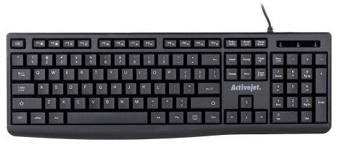 Activejet K-3803S Klawiatura przewodowa USB Activejet