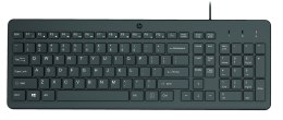 Klawiatura HP 150 Wired Keyboard przewodowa czarna 664R5AA Hewlett-Packard