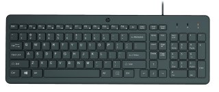 Klawiatura HP 150 Wired Keyboard przewodowa czarna 664R5AA Hewlett-Packard
