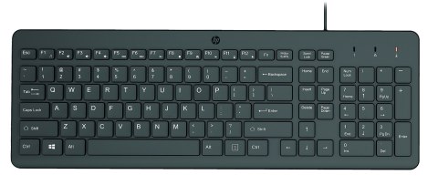 Klawiatura HP 150 Wired Keyboard przewodowa czarna 664R5AA Hewlett-Packard