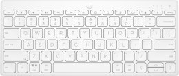 Klawiatura HP 350 Compact Multi-Device Bluetooth Keyboard bezprzewodowa biała 692T0AA Hewlett-Packard