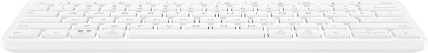 Klawiatura HP 350 Compact Multi-Device Bluetooth Keyboard bezprzewodowa biała 692T0AA Hewlett-Packard
