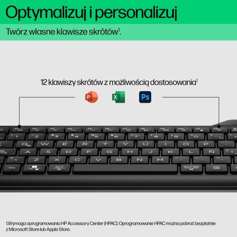 Klawiatura HP 460 Multi-Device Bluetooth Keyboard bezprzewodowa czarna 7N7B8AA Hewlett-Packard