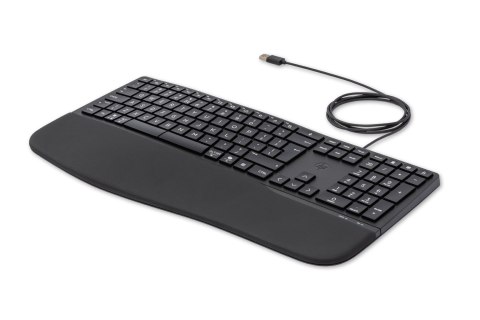 Klawiatura HP 480 Comfort Wired Keyboard przewodowa czarna 8T6M1AA Hewlett-Packard