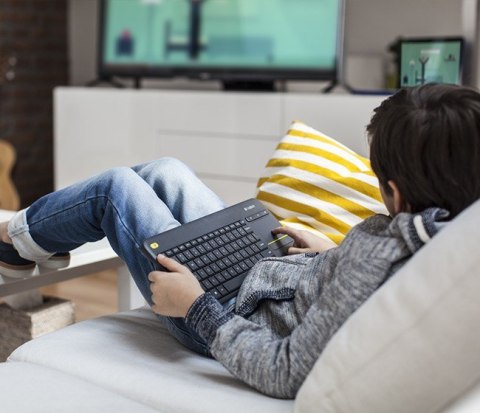 Klawiatura Logitech K400 920-007145 (USB 2.0; kolor czarny Logitech