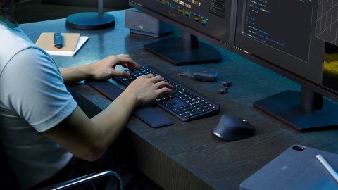 Klawiatura Logitech MX Keys S Bezprzewodowa Graphit Logitech