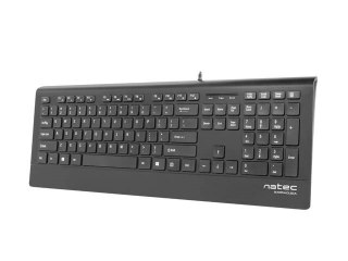 Klawiatura membranowa NATEC Barracuda NKL-0876 (USB 2.0; (US); kolor czarny) NATEC