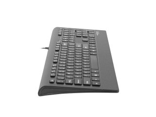 Klawiatura membranowa NATEC Barracuda NKL-0876 (USB 2.0; (US); kolor czarny) NATEC