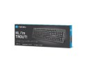 Klawiatura membranowa NATEC Trout US NKL-0967 (USB 2.0; (EN); kolor czarny) NATEC