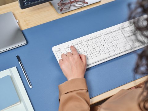 Klawiatura + mysz Trust ODY II Wireless White US Trust