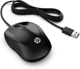 Mysz HP 1000 Wired Optical Mouse with 3 Buttons and 1000 DPI przewodowa czarna 4QM14AA Hewlett-Packard