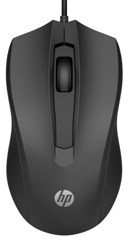 Mysz HP Wired Mouse 100 przewodowa czarna 6VY96AA Hewlett-Packard
