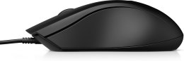 Mysz HP Wired Mouse 100 przewodowa czarna 6VY96AA Hewlett-Packard