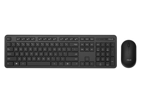 Zestaw klawiatura + mysz Asus CW100 Wireless Keyboard and Mouse Set Black ASUS