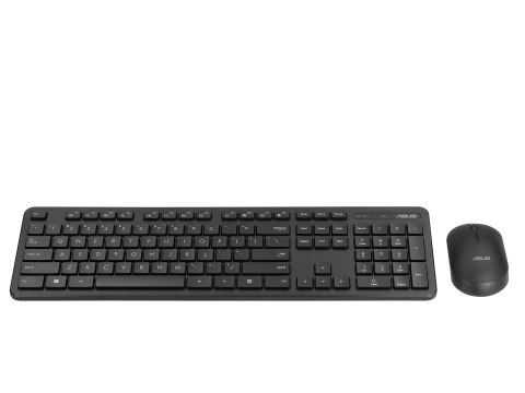 Zestaw klawiatura + mysz Asus CW100 Wireless Keyboard and Mouse Set Black ASUS