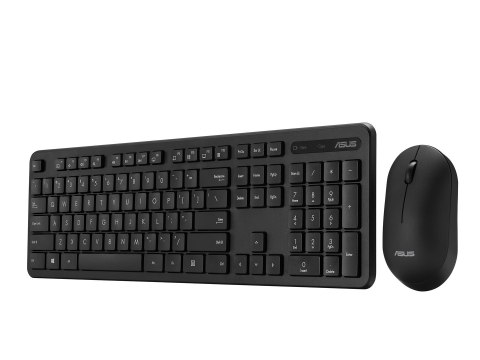 Zestaw klawiatura + mysz Asus CW100 Wireless Keyboard and Mouse Set Black ASUS