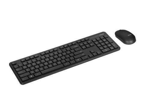 Zestaw klawiatura + mysz Asus CW100 Wireless Keyboard and Mouse Set Black ASUS