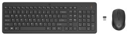 Zestaw klawiatura + mysz HP 330 Wireless Mouse and Keyboard Combo czarne 2V9E6AA Hewlett-Packard