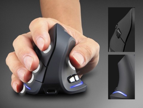 MEDIA-TECH MYSZ PIONOWA BEZPRZEWODOWA OPTYCZNA VERTIC RF MT1123 Media tech