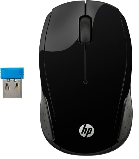 Mysz HP Wireless Mouse 200 Black bezprzewodowa czarna X6W31AA Hewlett-Packard