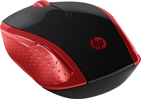 Mysz HP Wireless Mouse 200 Empress Red bezprzewodowa czerwono-czarna 2HU82AA Hewlett-Packard
