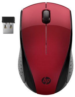 Mysz HP Wireless Mouse 220 Sunset Red bezprzewodowa czerwona 7KX10AA Hewlett-Packard