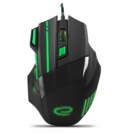 Mysz komputerowa Esperanza Wolf EGM201G (optyczna; 2400 DPI; kolor czarny) Esperanza