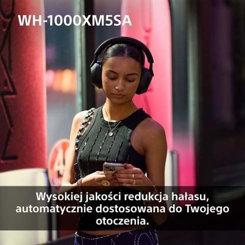 Słuchawki bezprzewodowe SONY WH-1000XM5SA Black Sony