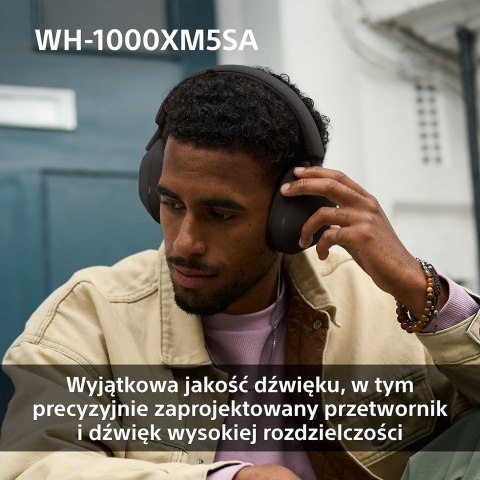 Słuchawki bezprzewodowe SONY WH-1000XM5SA Black Sony