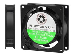 85-810# Wentylator 80x25mm 230v ślizgowy terminal Blow