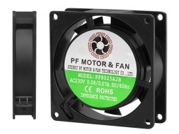 85-811# Wentylator 80x25mm 230v kulkowy terminal Blow