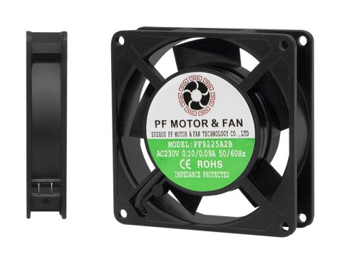 85-943# Wentylator 92x25mm 230v kulkowy terminal Blow