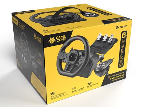 Kierownica TRACER SimRacer MANUAL GEARBOX 6 in 1 (PC/PS4/PS3/Xone/X360/SWITCH) TRACER