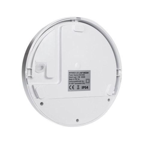 Lampa LED z sensorem ruchu MCE291 GR szara Maclean