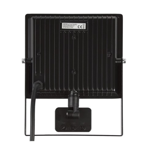 Naświetlacz LED z czujnikiem ruchu Maclean, slim 50W, 4000lm, barwa zimna biała (6000K), IP44, MCE650 CW PIR Maclean