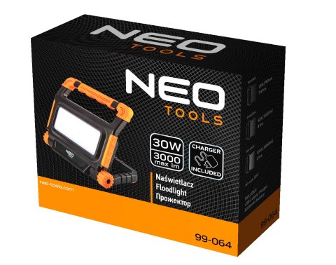 Naświetlacz akumulatorowy 3000 lm SMD LED NEO TOOLS