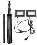 Reflektor podwójny 2x50W SMD LED 8500lm 230V na statywie 1.8m NEO TOOLS