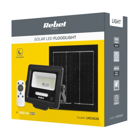 Reflektor solarny Rebel 60 W sterowany pilotem Rebel